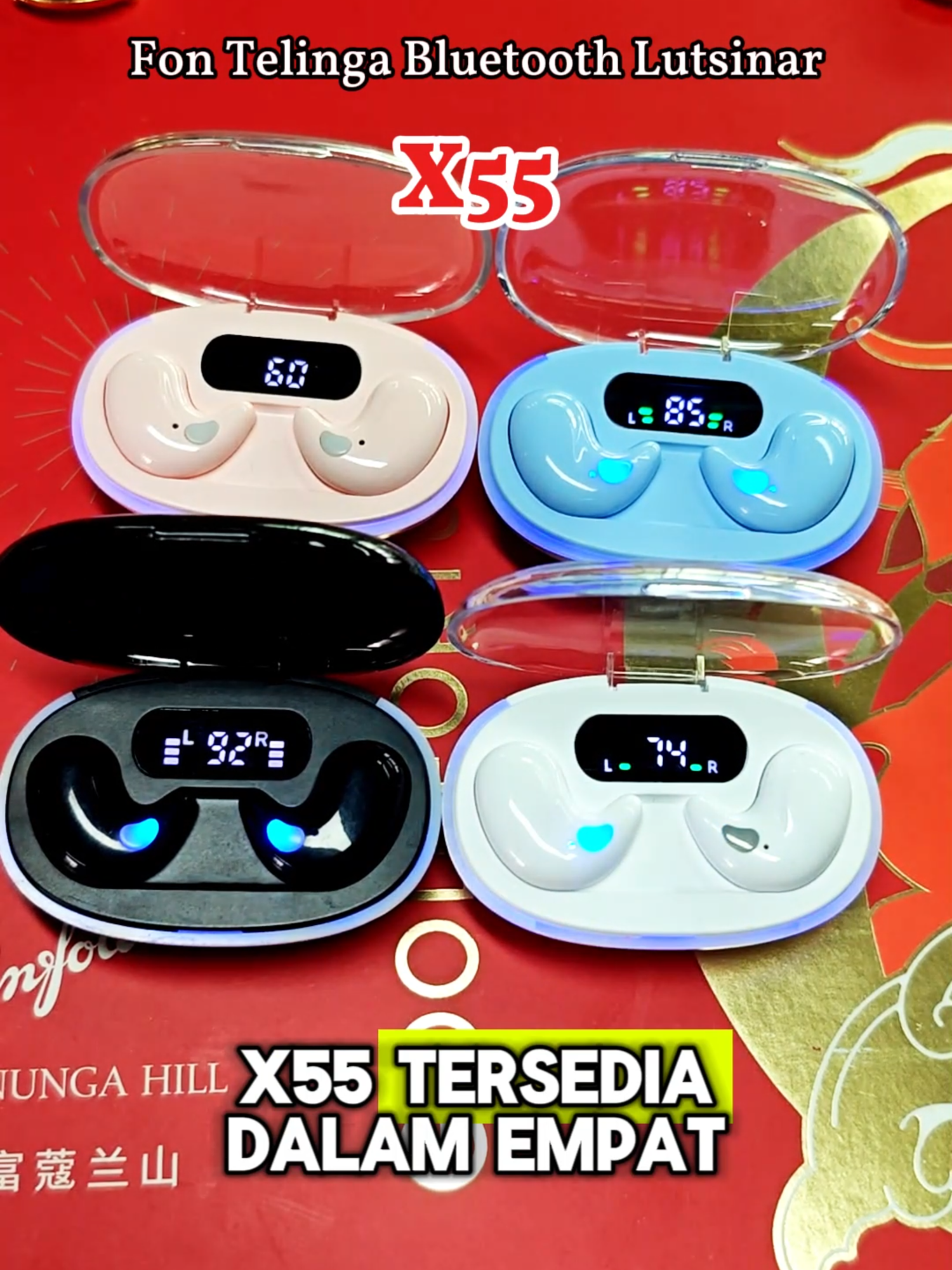 #x55sleepingearbuds #twsbluetooth #WATERPROOF #earbuds