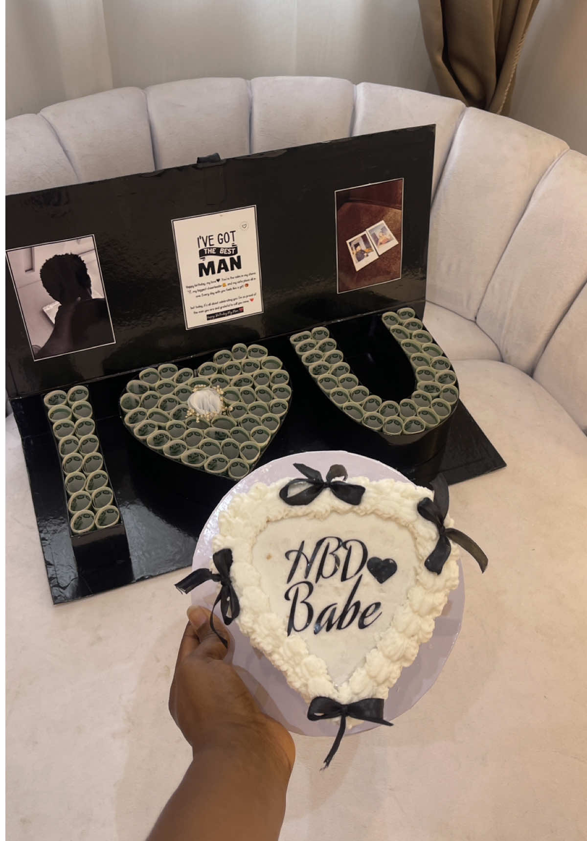 “I have the best man” is not by mouth! How do you celebrate his birthday ❤️🖤?  Price - 145k as seen