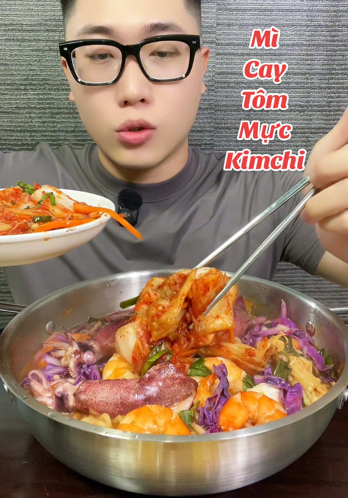 Mưa gió chắc ai đó đang thèm mì cay🤪#mukbang #ancungtiktok #diencongtu9797 #micay 