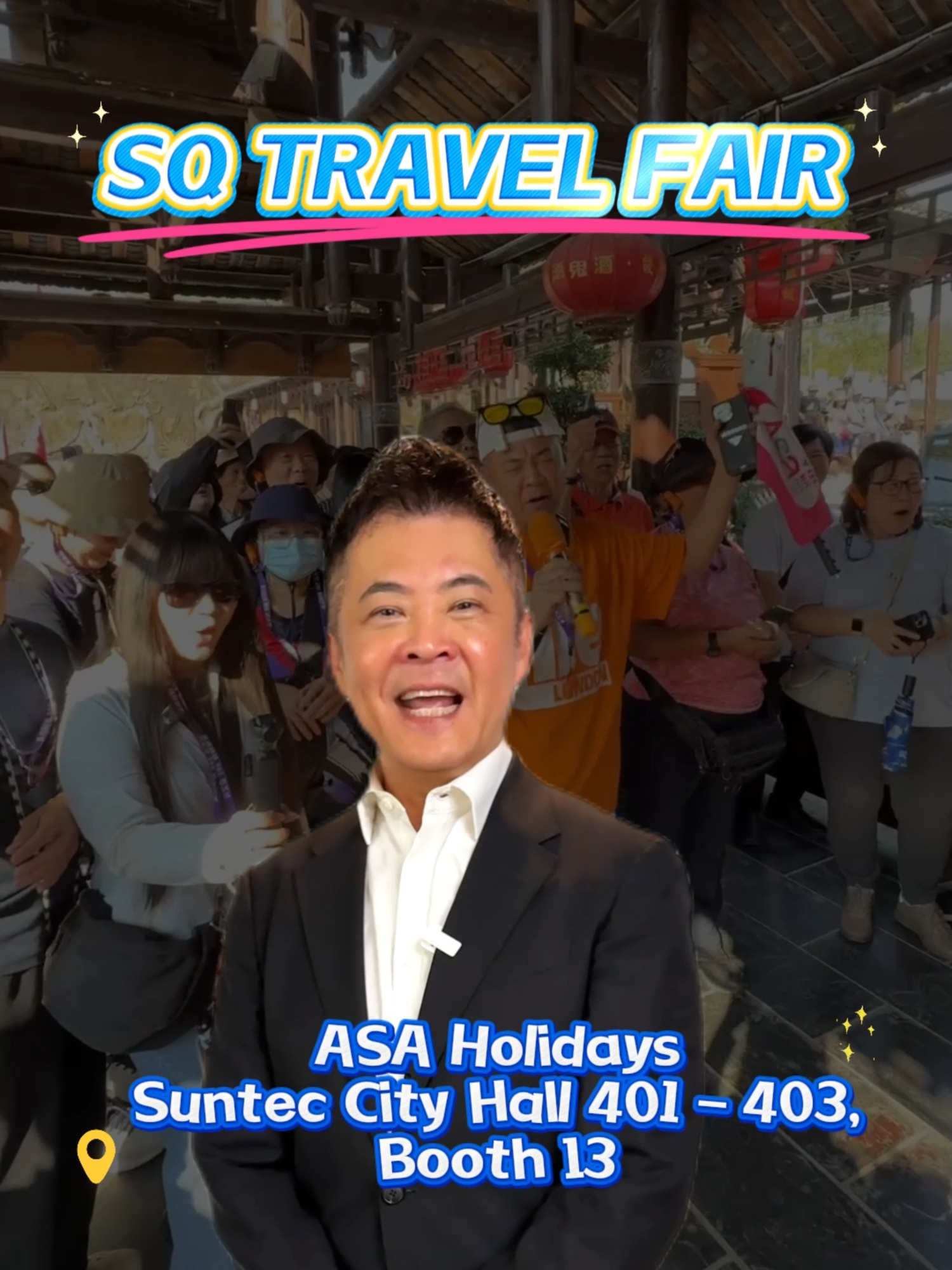 ✈️Join Us at Time to Fly 2025 and Stand a chance to Win an EV Car or a Luxury Getaway! 🚗✨ Book any of our holiday tour packages to enter our lucky draw, receive exclusive fairground givesways and holiday tour offers—don't miss out! 📍Time To Fly Travel Fair Suntec Singapore Convention & Exhibition Centre Level 4 Halls 401, 402, 403 (Booth 13) 📍The Travelite Fair Suntec Singapore Convention & Exhibition Centre Level 1, Between Go Pizza & Shake Shack  🗓️Friday, Oct 24th - Sunday, Oct 26th ⏰10:00 AM - 9:00 PM Daily See you tomorrow, traveler! #ASAHolidays #TimeToFlyFair #TraveliteFair #TravelFair #SuntecCity #HolidayPlans #Getaway #TravelDeals #seeyouthere #terencecao