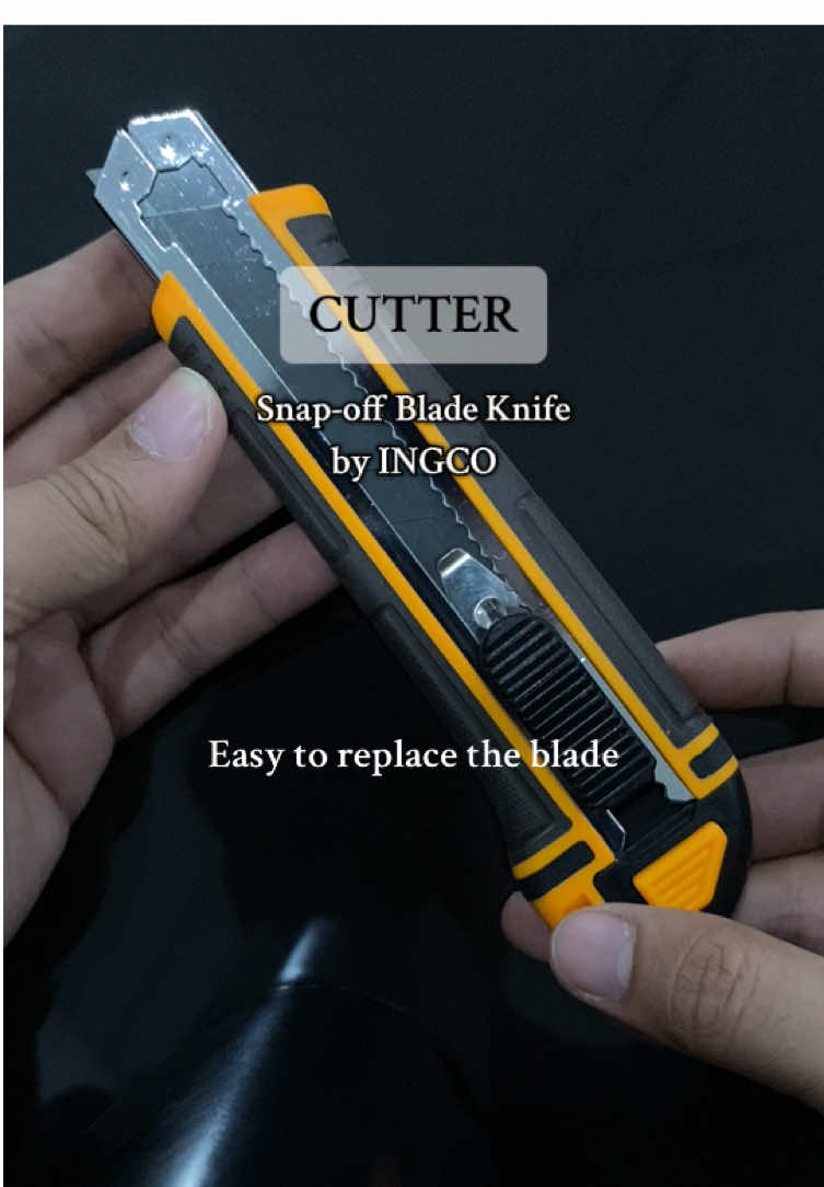 CUTTER by INCO  Snap-off blade knife by Inco durable, ergonomically designed. #cutterman  #knifeblade  #snapoffbladeknife #ingcocutter #ingcoblade 