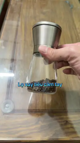 Lọ Xay Tiêu, Muối ớt, Gia Vị Cầm tay , nắp inox cao cấp ko han gỉ#thinhhanh #xuhuong #dogiadung 