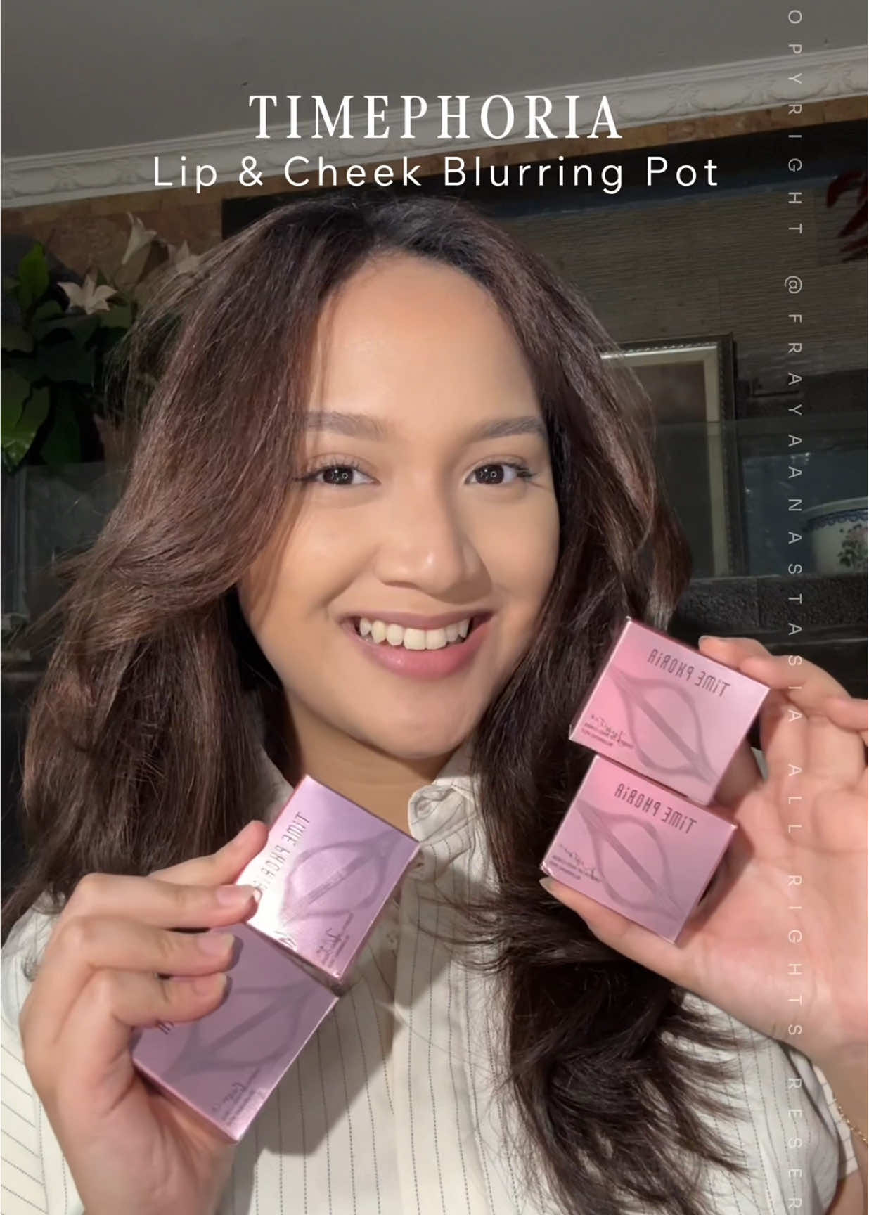 Trying the newest timephoria blurring pot & now i’m obsessed❗️ 