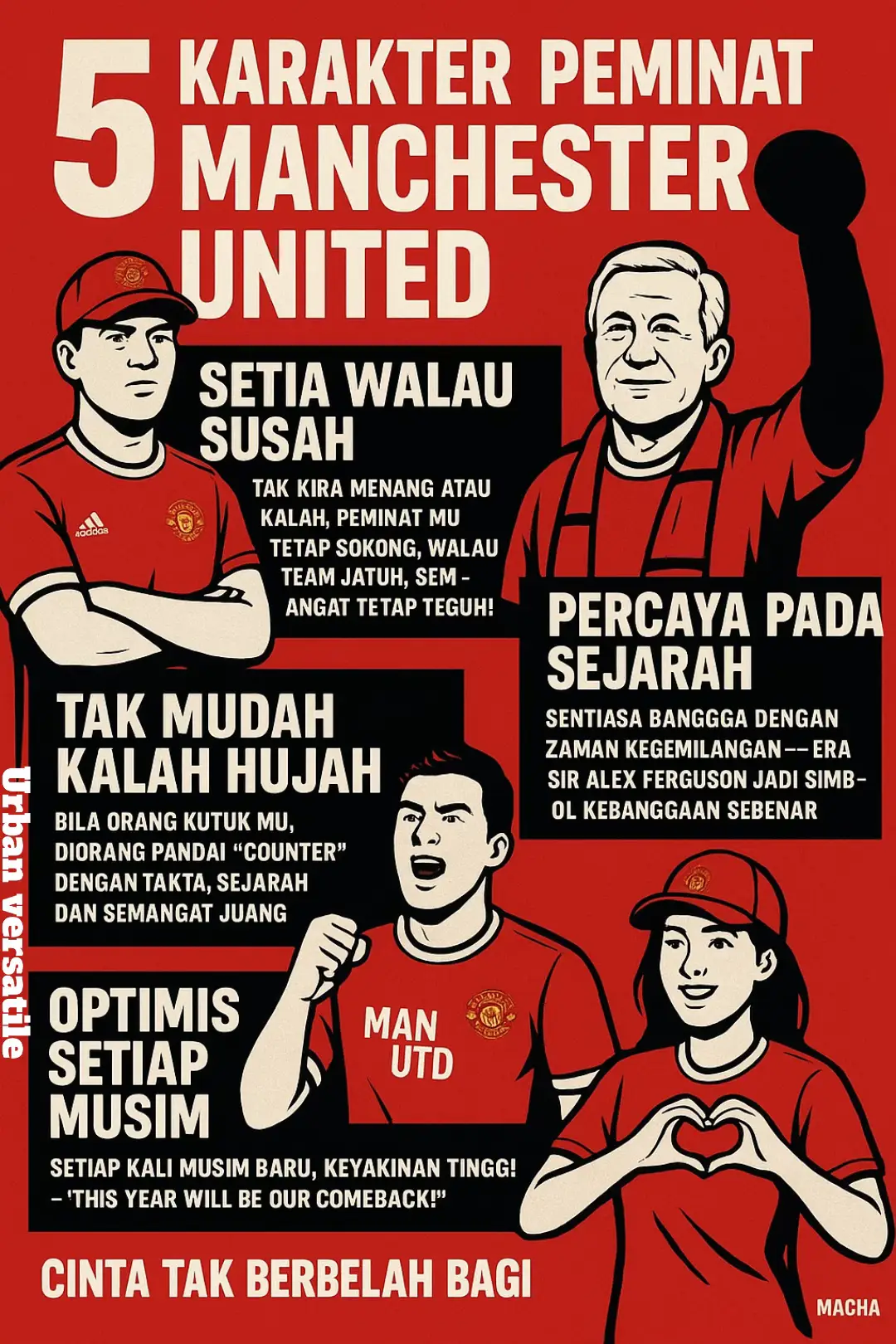 Bukan sekadar kelab — tapi satu gaya hidup! ❤️ Walau jatuh, kami tetap bangga jadi Red Devils! 👹 Yang setuju, komen “GLORY GLORY MAN UNITED!” 👇 #manchesterunited #reddevils #manutd #gloryglorymanunited #mufan 