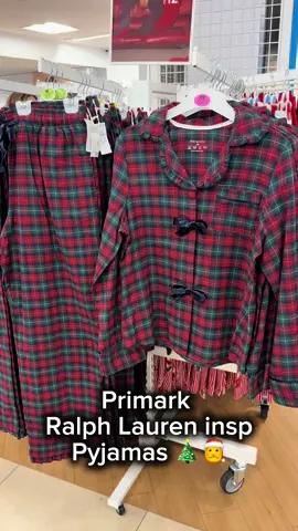 @Primark these are screaming a Ralph Lauren Christmas 🎄 🐻 #fyp #christmas #primarkpyjamas #ralphlauren #ralphlaurenaesthetic 