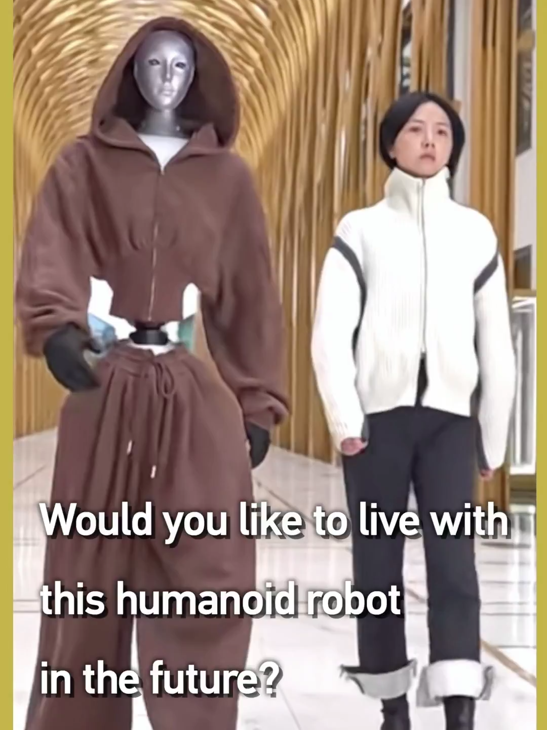 Would you like to live with this humanoid robot in the future? #China #robots#ModernChina #Chinatech #Chinainnovation #CoolChina