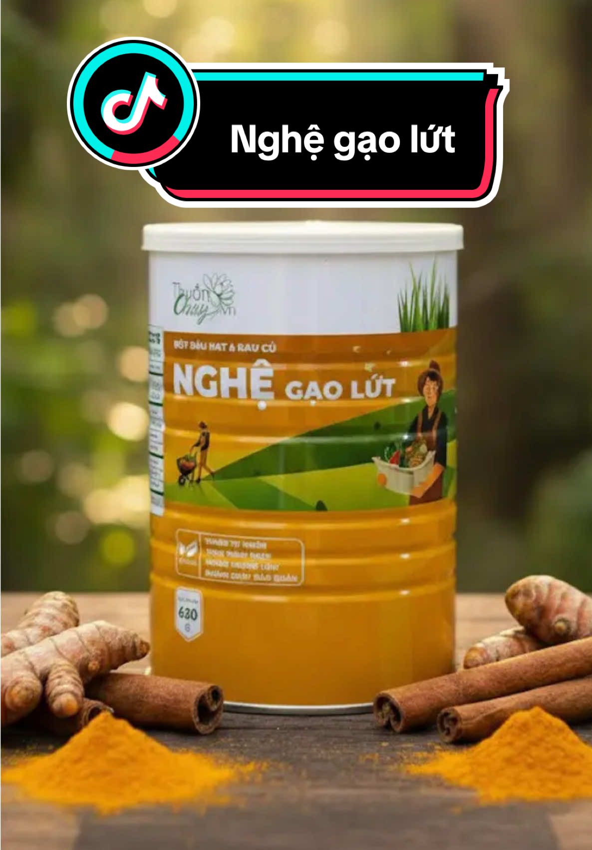 Nghệ gạo lứt- Hỗ trợ giảm đau dạ dày, trào ngược dạ dày, giảm ợ nóng, ợ chua 🍃#thuanchayvn #dinhduongtuthiennhien #nghegaolut #traonguocdaday #tinhbotnghenguyenchat 