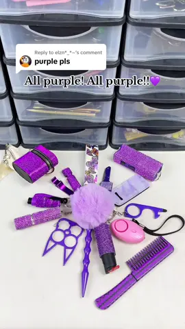 Replying to @elzn*_*~ All purple!!💜 write down your favorite color, and I’ll reply you with a video #LINKINBIO#selfdefensekeychain #keyringscoop #keyrings #asmrvideo #safety defense keychains #scoopasmr #mysteryscoop #mystery box #keychainscoop #safetyfirst #safety’s coop #ukkeychains #ussmallbusiness #foryou #fyp #tiktokmademebuyit #blue #purple #packageanorderwithme #asmrsounds #asmrpackaging #nailsasmr 