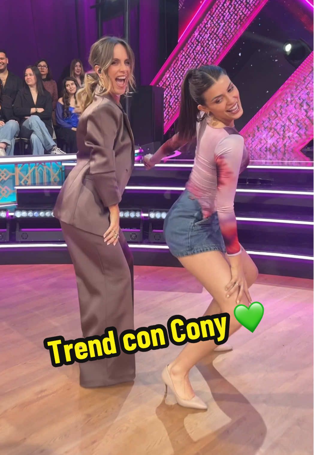 🇧🇷 ¿Qué nota nos ponen? @ConyCapelli 💚 #fiebredebailechv #conycapelli @Chilevisión 