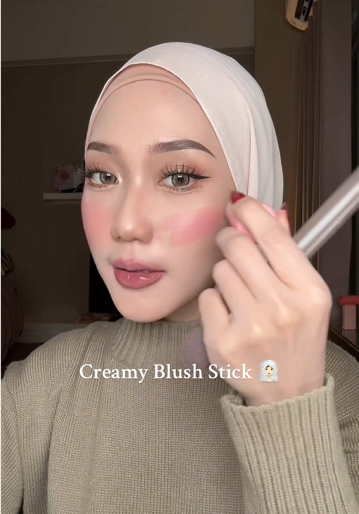 ini blush buildable pemula friendly! jdi galangsung kaya ketampol 😭✋🏻 #blushviral #blushon #pinkflash 