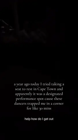 good performance overall tho, just wish I could’ve seen it from the front #tragic #zoegracerodriguez #capetown 