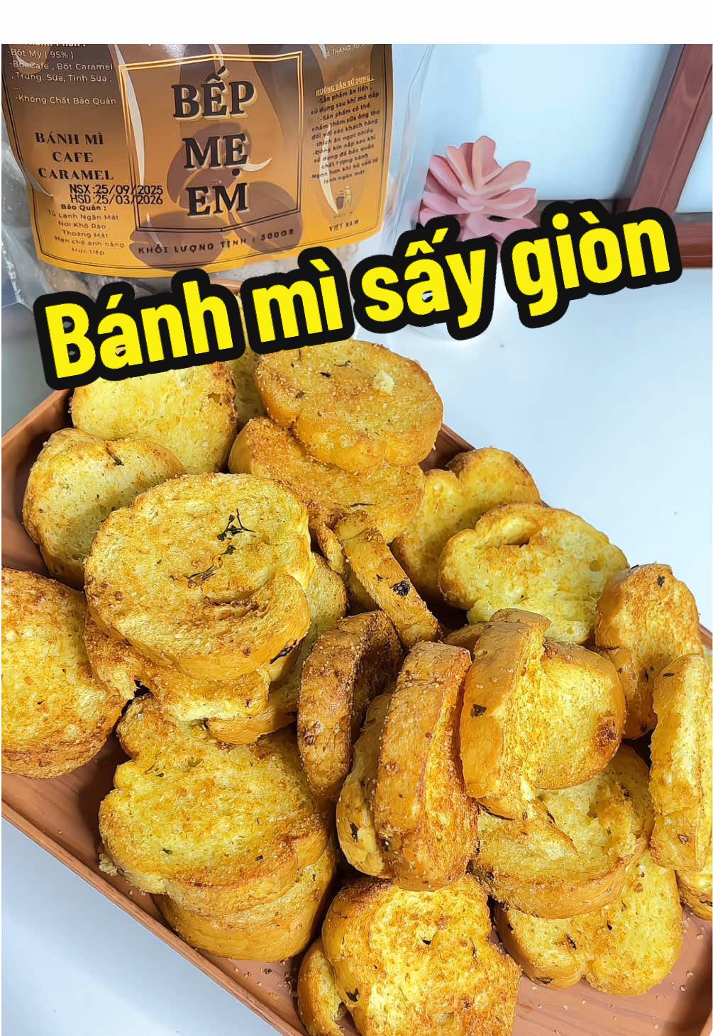 Bánh mì sấy giòn #banhmi #banhmisaygion #anvat #anvatngon 