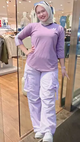 1Set Atasan N Petir & Harajuku Lilac Bahan Spandek Celana Cargo, #fashion #cuantanpabatas #wibgajian #belilokal #fyp 