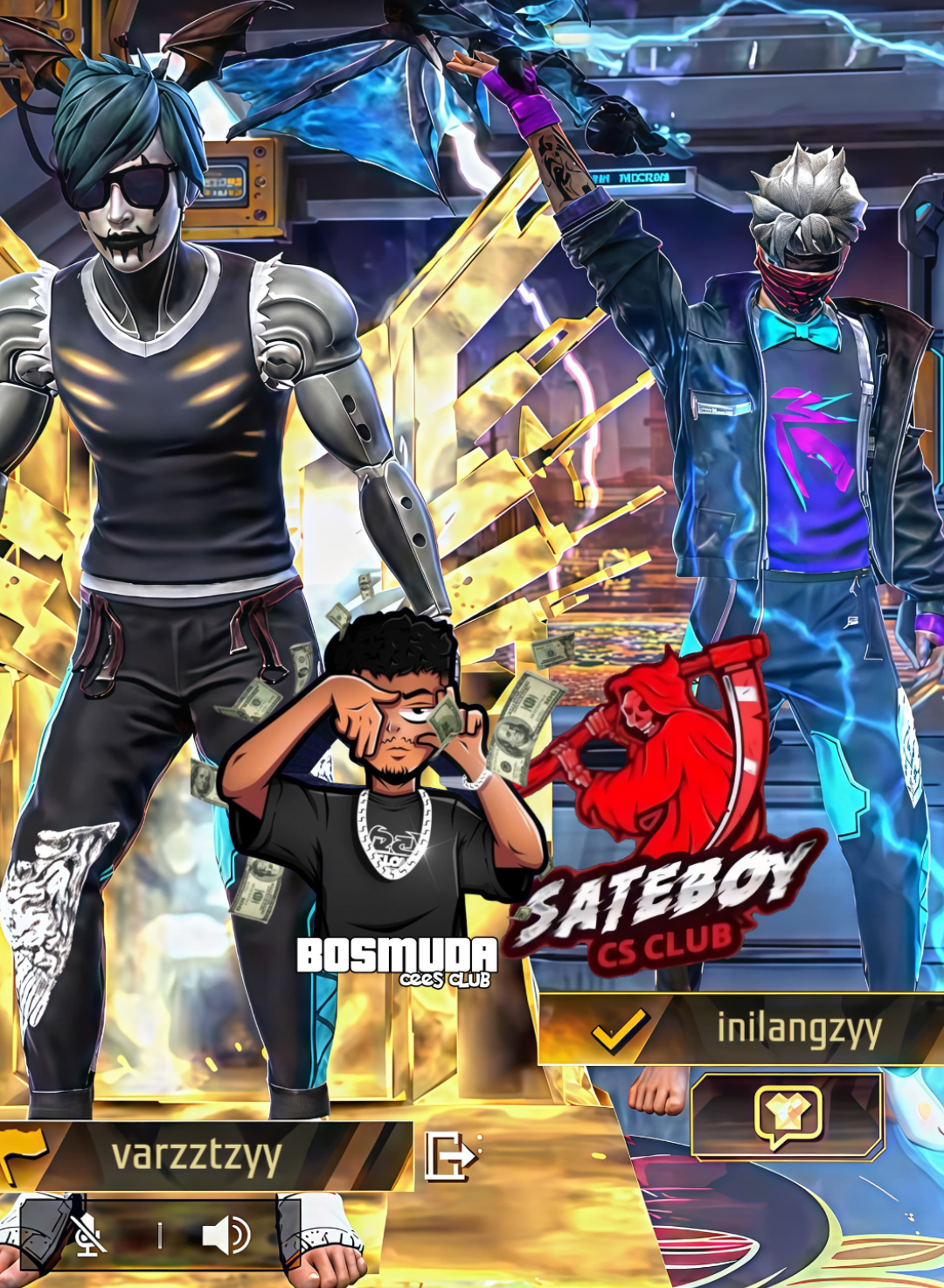 ku buat mu angkat tangan✋ #stylecinaa #freefirebgid #4u #varzz 