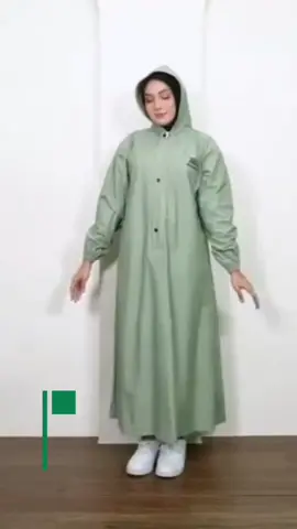 jas hujan model gamis nyaman dipakai, tidak ribet#jashujan #raincoat #jashujanxwin #jashujandewasa #hujan 
