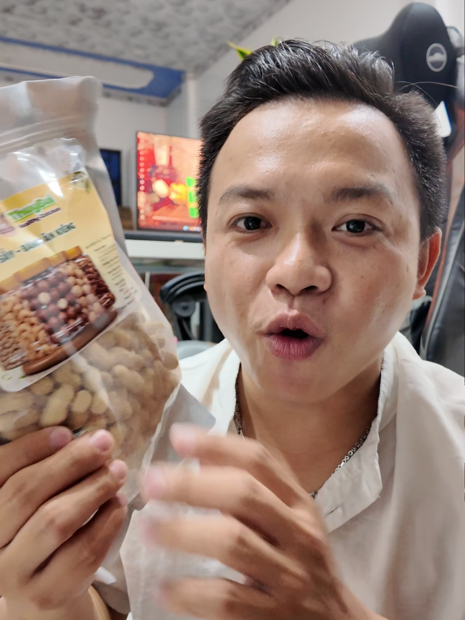 đậu phộng sấy giòn thơm ngon bổ dưỡng