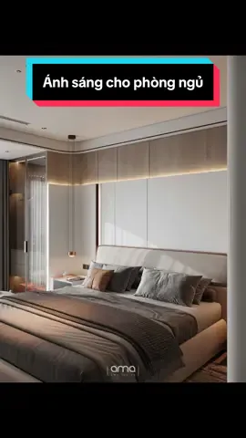 Ánh sáng cho phòng ngủ. #duyama #amadesign #ama #phongngudep #noithat 