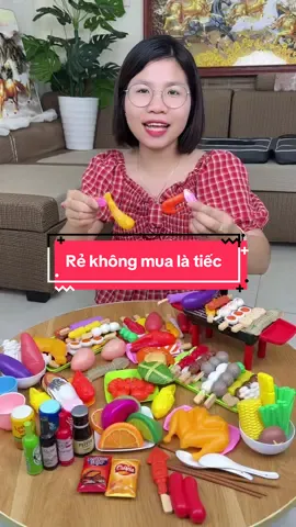 Đồ chơi bếp nướng và món ăn cho con chơi thích mê#hangxinhtuoi #dochoi #dochoitreem 