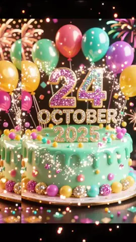 Birthday Template 24 October 2025 #birthday #happybirthday #happybirthdaytoyou #ulangtahun 