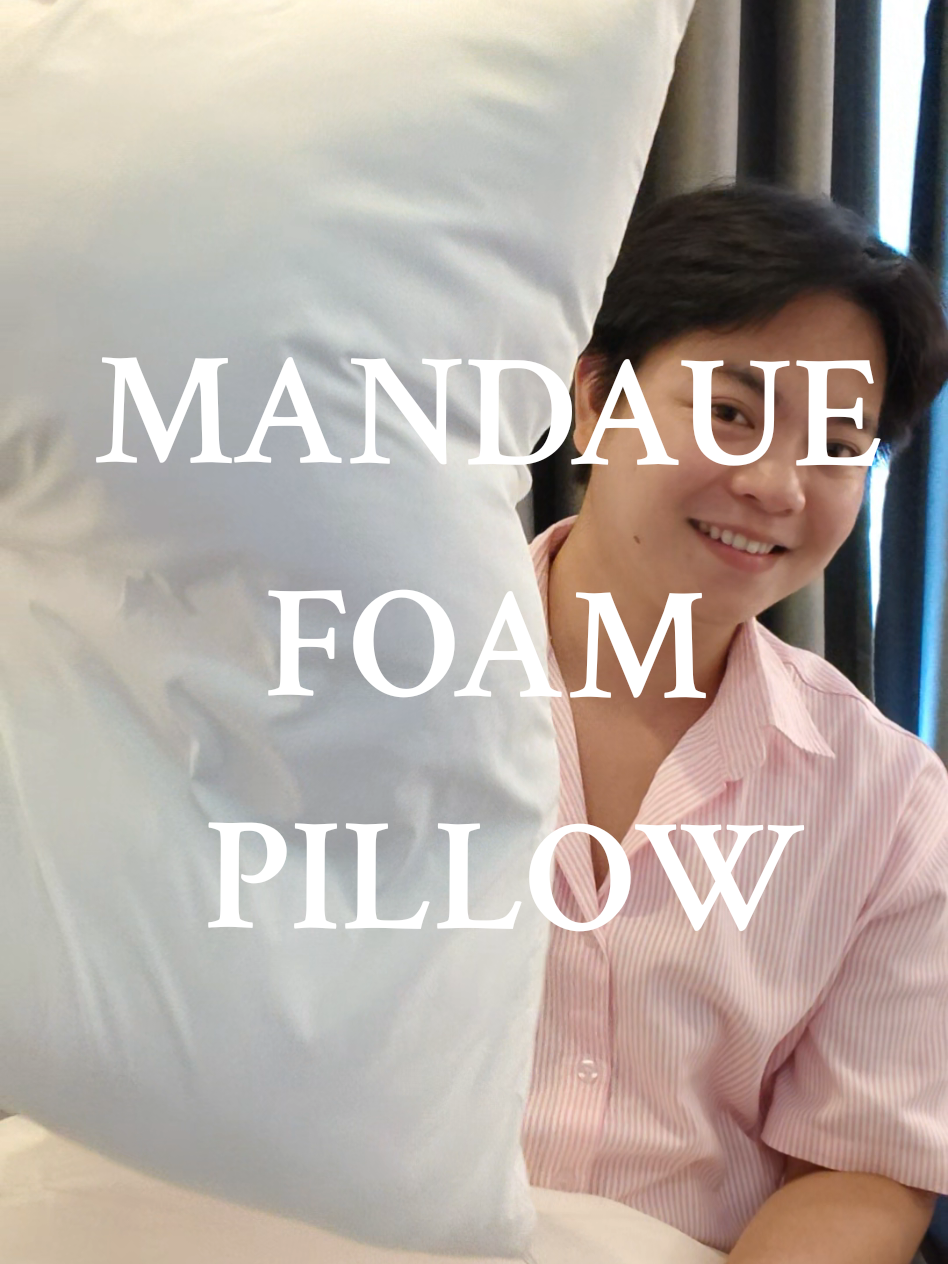 murang white pillow from Mandaue foam, sobrang ganda ng quality ng unan na to! #whitepillow #pillow #unan #fluffypillow #mandauefoam 