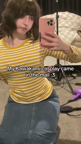 I’m gonna make adjustments to the wig when I can!! #kawakami #sadayokawakami #persona5 #persona5cosplay 