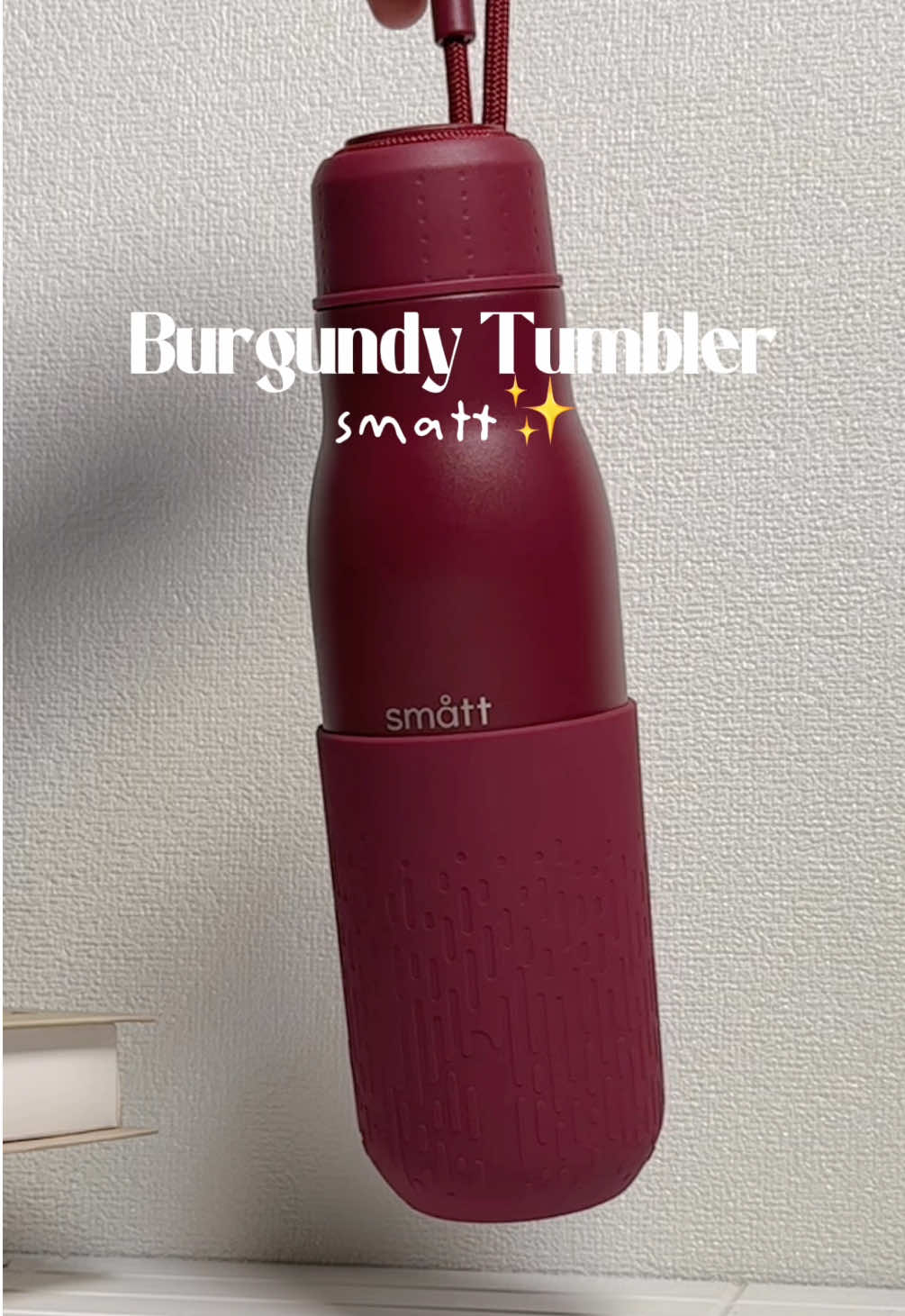 burgundy tumbler✨ #burgundytumbler #tumblersmatt #smatttumbler #tumblertahandingin #tumblerkopi 