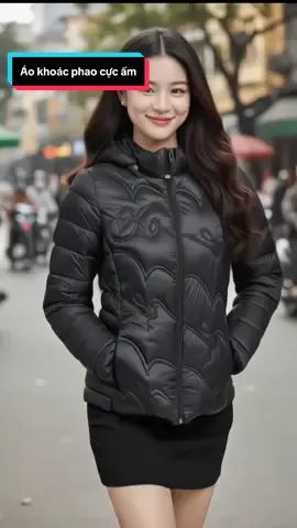 Áo phao siêu nhẹ lông vũ nhân tạo, mềm mại, ấm áp #hoale4mua #aophao #aokhoacphao #aonu #aokhoacnu 
