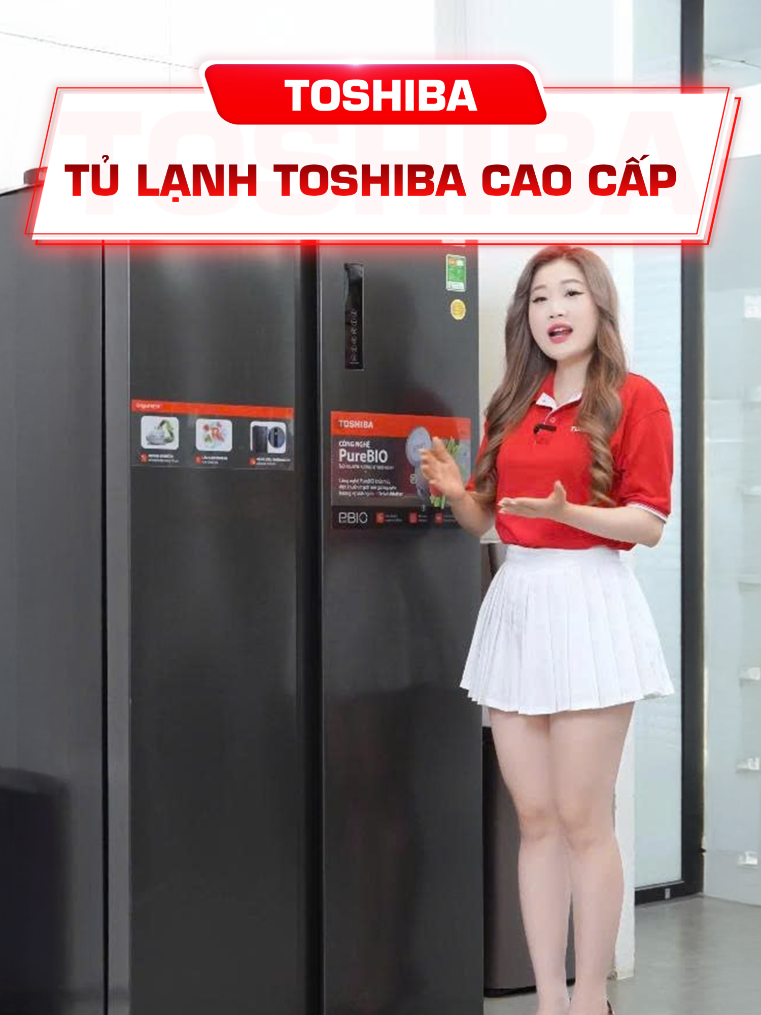 Tủ lạnh Toshiba đẹp sang, làm lạnh nhanh, tiết kiệm điện, xứng đáng là lựa chọn nâng tầm gian bếp của mọi gia đình #ToshibaLifestyleVietnam #toshibavietnam #toshiba #hoplongecommerce #giga #tulanh #tulanhtoshiba