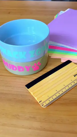 🐾✨ Late night snack? No problem – this bowl glows just right! Materials -TECKWRAP glow in the dark vinyl pink, tiffany -TECKWRAP medium tack transfer tape -TECKWRAP craft tool set 👉🏻Shop on teckwrapcraft.com #teckwrapcraft #teckwrapvinyl #petbowl #vinyldecal #decalsticker #glowinthedark #halloween #craft #DIY #foryou 