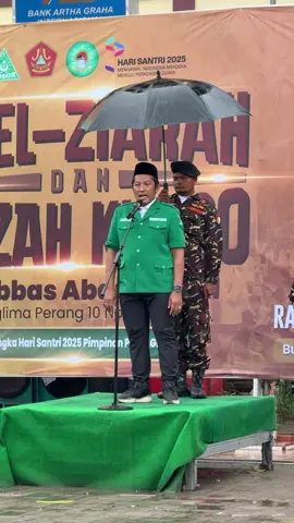 AMANAT KETUM PP GP ANSOR DI APEL-ZIARAH HARI SANTRI DI BUNTET PESANTREN.  ANSOR #JAGAKIAI #JAGANEGERI