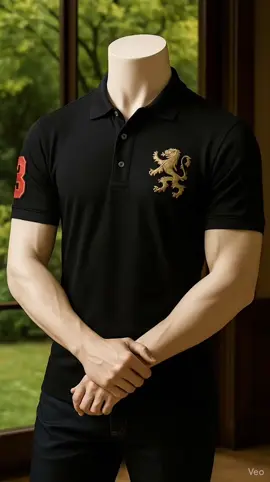 BAJU POLO KAOS KERAH GRDANO FULL BORDIR PREMIUM QUALITY - Kaos Polo Shirt Pria Kaos Kerah | Giordano 3D Lion Fit Katun Baju Pendek Distro Hitam Kancing  #kaospolo #kaosviral#kaosdistro #paydaysale  #fypage