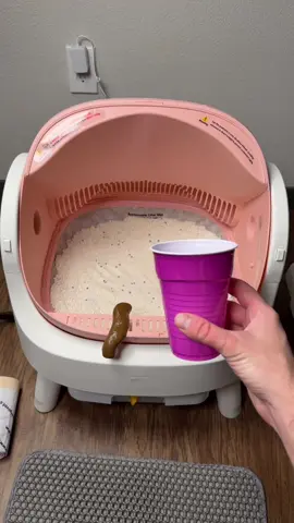 No more smells and no more scooping!! #catlitter #autoscooper #litterbox #automaticlitterbox #tiktokshopcreatorpicks 