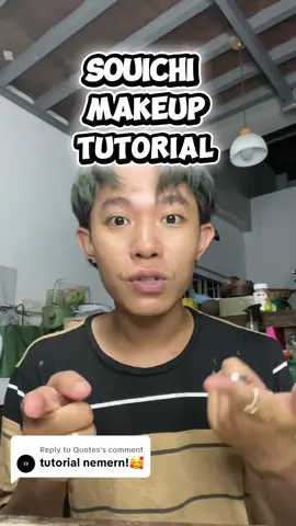 Replying to @Quotes ETO NA ANG TUTORIAL NG SOUICHI TSUJII Cosplay  Comment below if may gusto kayong link sa products na ginamit kopo.  #souichitsujii #souichi #souichicosplay #souichimakeup #makeuptutorial 