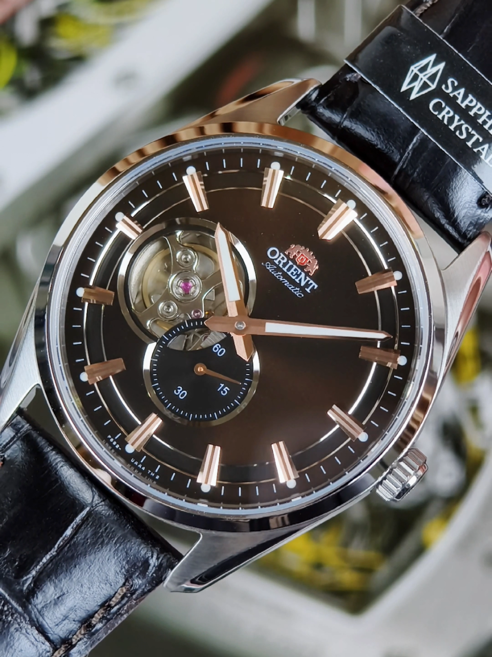 Orient Small Second Nâu Cafe 41mm. #donghonam #donghochinhhang #orient #donghoorient #orientsmallsecond 