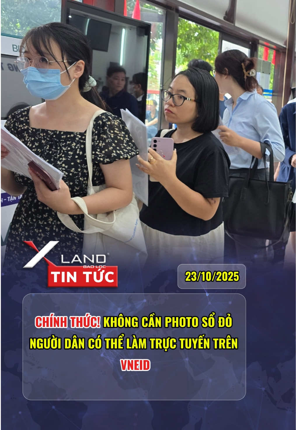 Không cần phải xếp hàng chờ photo sổ đỏ, người dân có thể làm trực tuyến trên VNeID #lamsachdulieudatdai #dulieudatdai #batdongsan #datdai #xland 