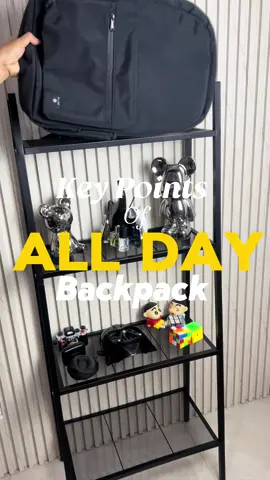 Key Points of All Day Regular Backpack. #ranselsekolah #tasransel #ranselkerja #backpackpria #ranselpria 