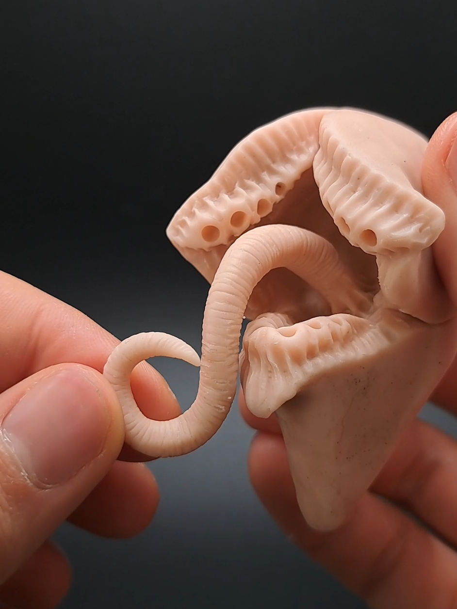 Handmade Clay Monster Sculpture Shop & adopt your own handmade monster sculpture waiting for a home. Link in bio ⬆️ Thank you so much for watching 🙏 #HandmadeMonster #MonsterSculpture #PolymerClay #ArtCollector #UniqueArt 