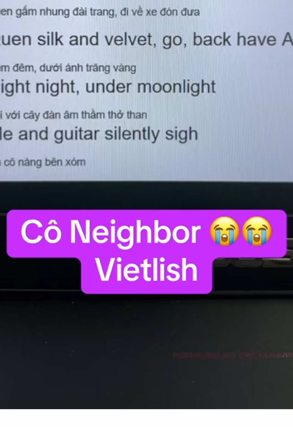 Vùng ngoại ô cô hàng xóm quang lê cover vietlish tiếng anh english funny hài hước