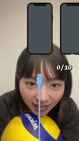 皆何回成功できる？🐣🏐 #バレー #バレー部あるある #バレー部 