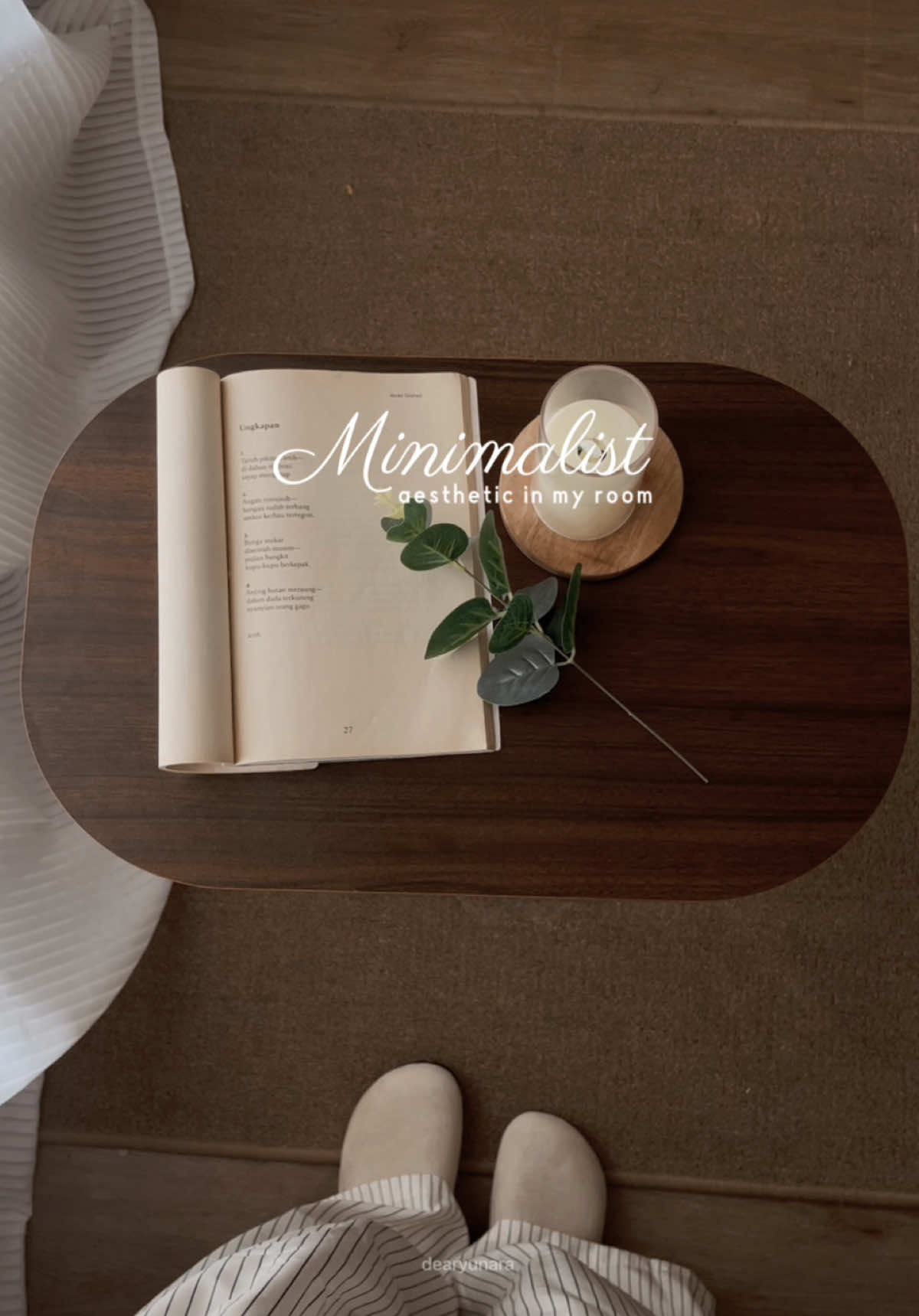 new table for my small room ─ aesthetic minimalist ‧₊˚ #minimalistaesthetic #table #aesthetictable #mejaaesthetic 