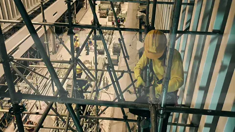SCAFFOLDER 👷#fyp #foryoupage #foryou #construction #scaffolder 