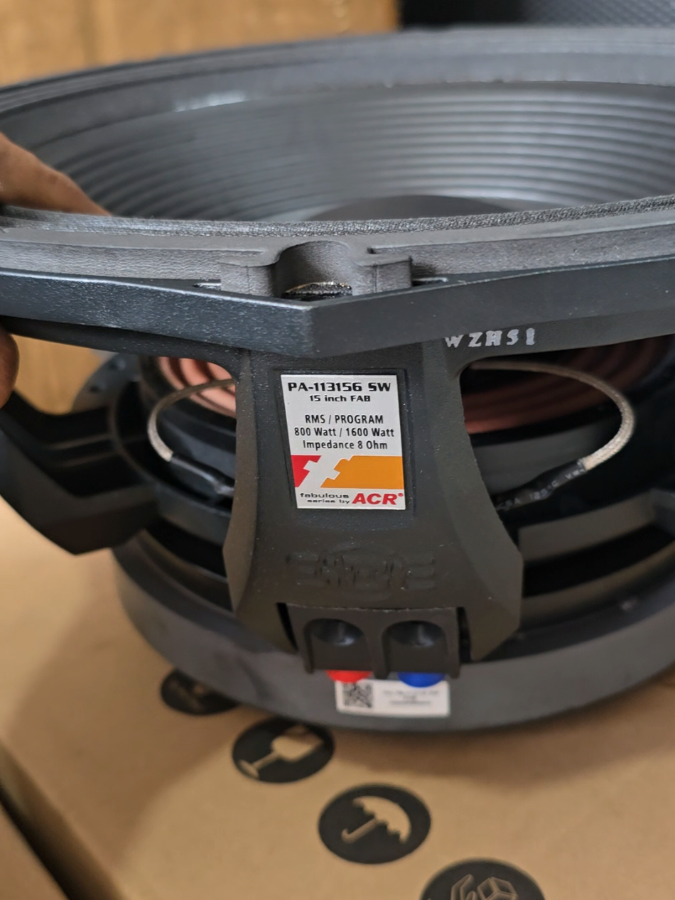 Speaker 15 Inch Subwoofer ACR PA 113156 SW #acr #soundviral #speaker #soundhajatan #soundkarnaval 