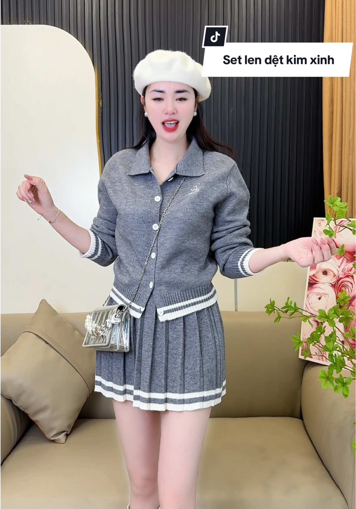 Mùa thu đông mặc set này phối đôi boot là trẻ ra vài tuổi #thudongxudaily #setdoxinh #setlen #setvaylen 