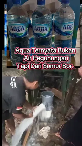 Paham kan,Ternyata Selama ini Kita Dikadalin,Aqua Bukan dari Air Pegunungan,Tapi Dari Sumur Bor#aqua #virall #kdm #airmineral #lemineral 