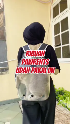 Ribuan pawrents pakai tas ini untuk bawa anabul jalan-jalan loh🥰 #fyp #pawsitivevibes #kucing #tasastronotkucing #anjinglucu 