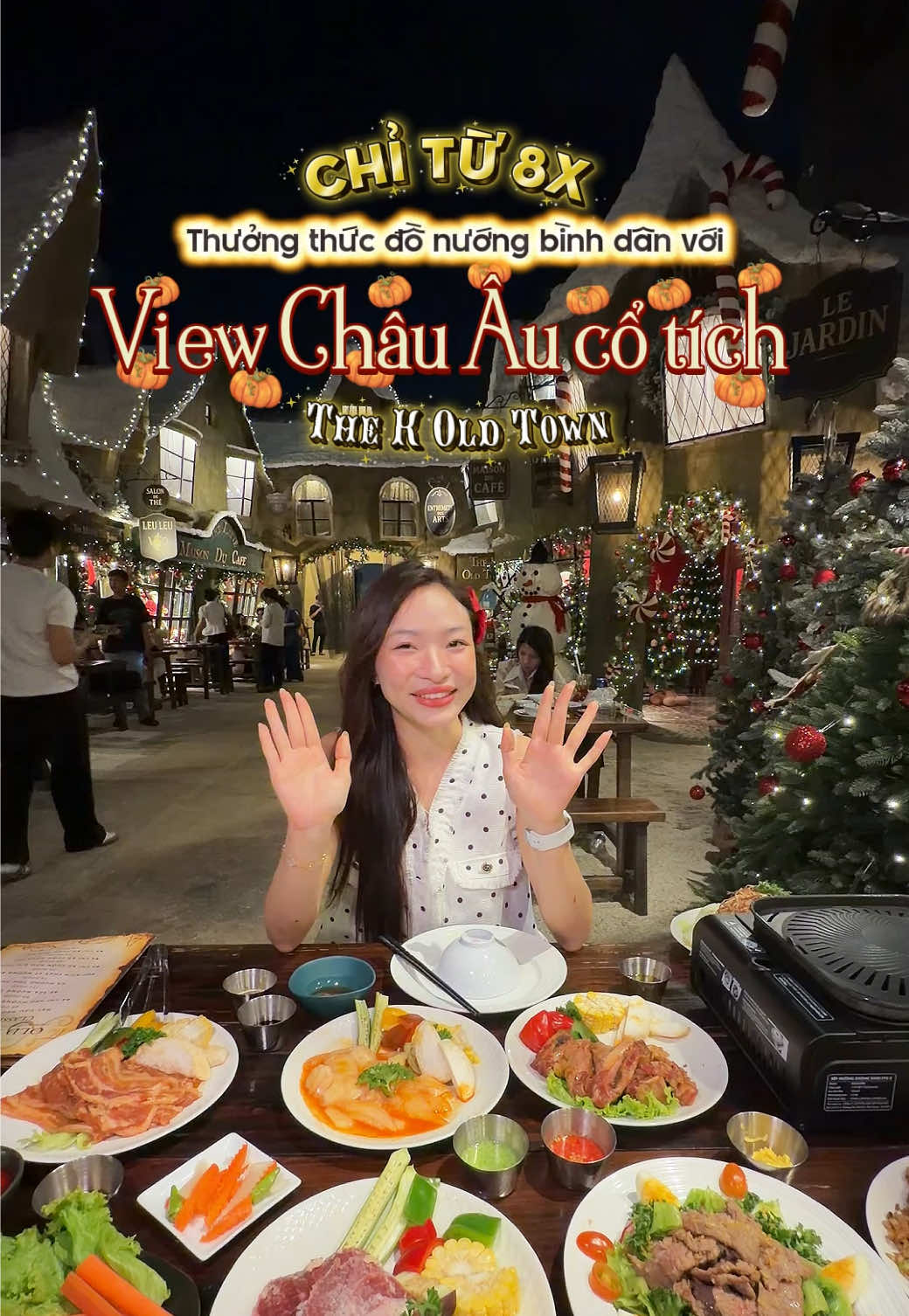Menu của THE K OLD TOWN đây mng ơi🧡 #dannielinhdan #bienhoa #thekoldtown #thekmuseum #christmas 