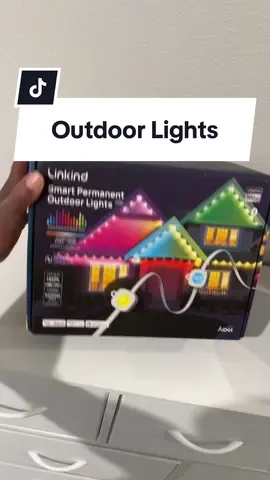 Installl lights once and change it up for holloweeen then Christmas! These are smart permanent outdoor lights by Linkind! #outdoorlights #christmaslights #tiktokshopblackfriday 