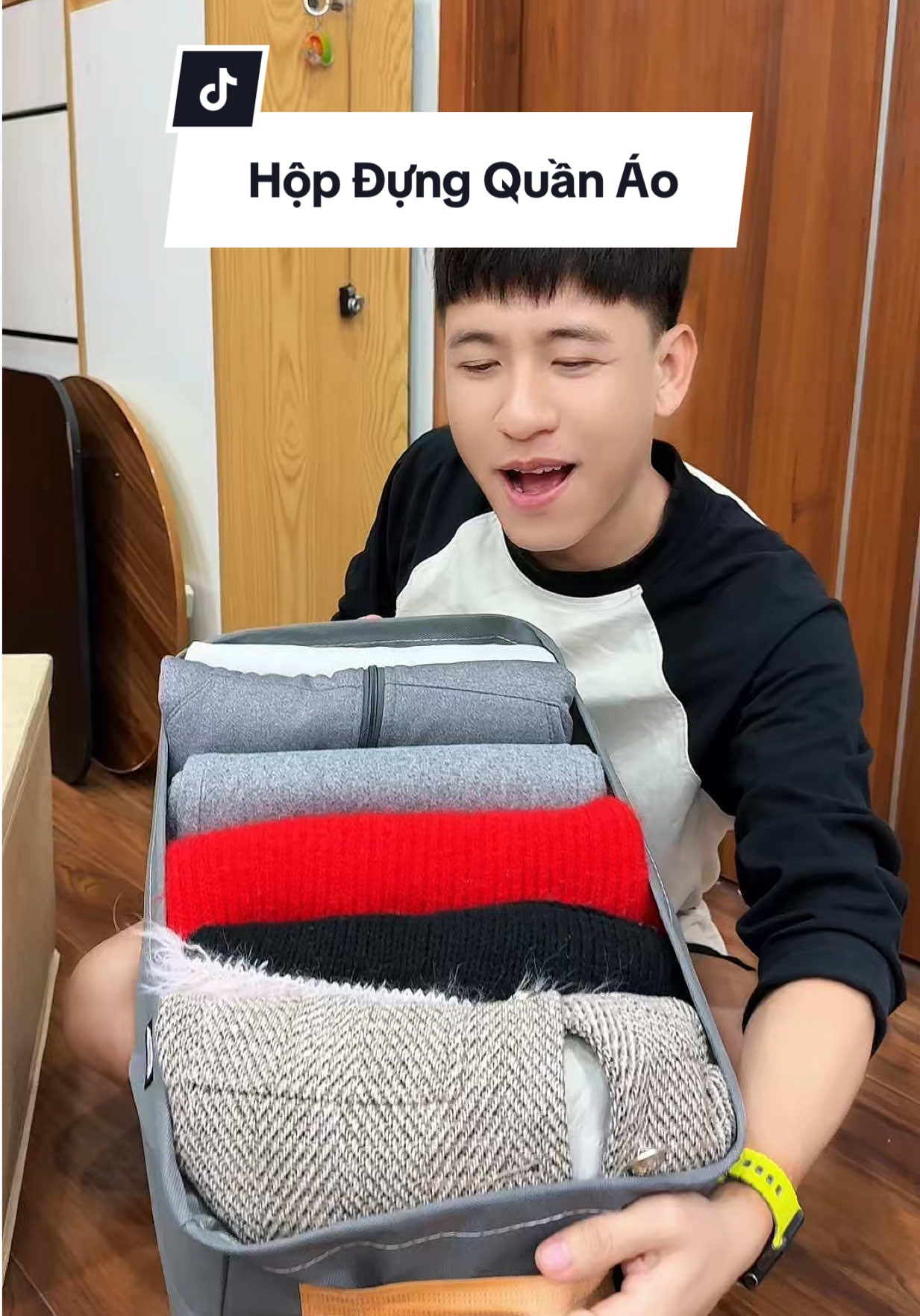 Hộp đựng đồ quần áo #haohomhinh #hopdungquanao 