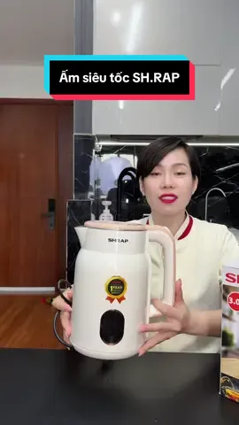 Ấm siêu tốc SH.RAP Đun Siêu Tốc, Dung Tích 2.0L Công suất 1500W Có Tự Ngắt Khi Sôi An Toàn, Tiện Lợi bình #Cindythuytichcuc #amsieutoc #amsieutocshrap 