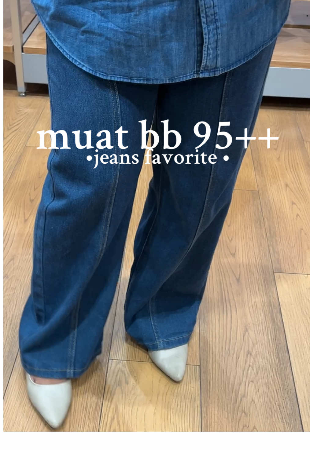 Ihhh cakep bgt celana terbaruu aku guys #celanajeans #jeanshighwaist 